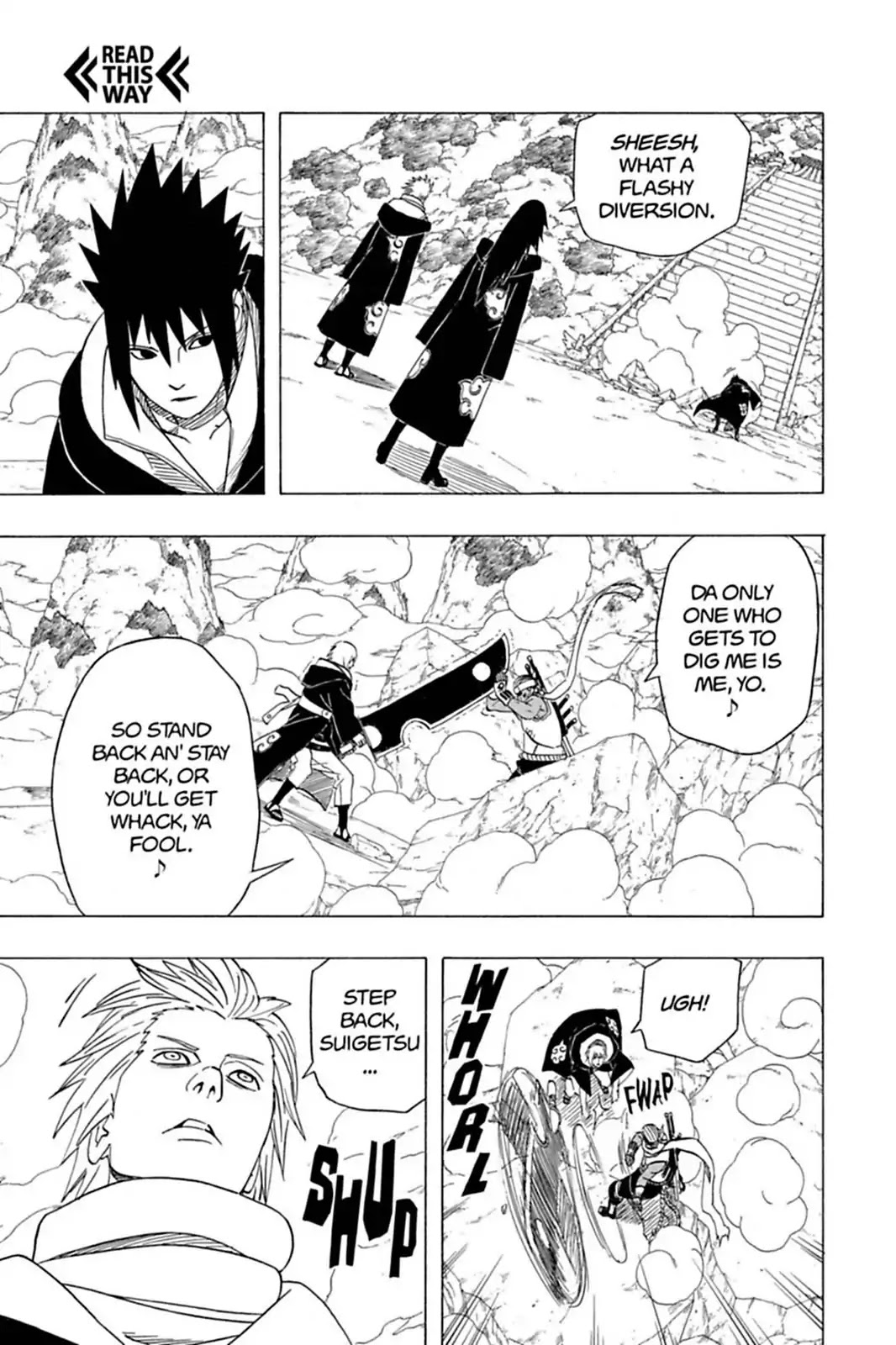 Naruto Chapter 410 page 6 - Chapter 410: The Battle At Storm Cloud Ravine!!
