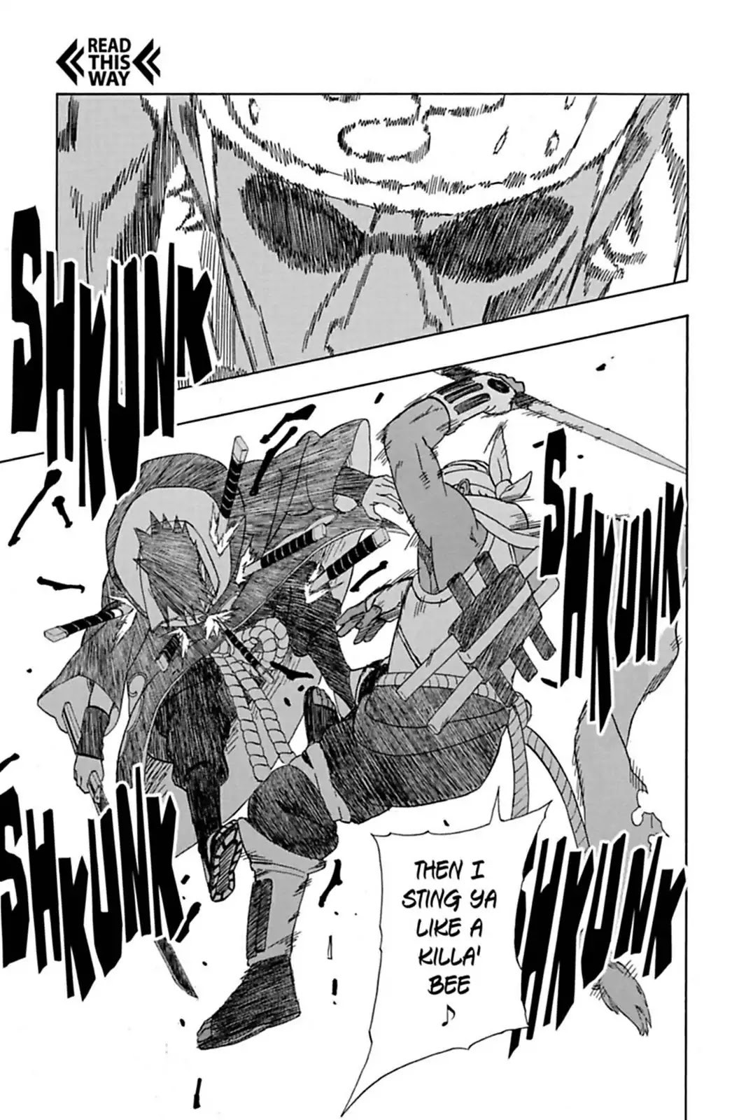 Naruto Chapter 411 page 18 - Chapter 411: Eight Tails Vs Sasuke!!