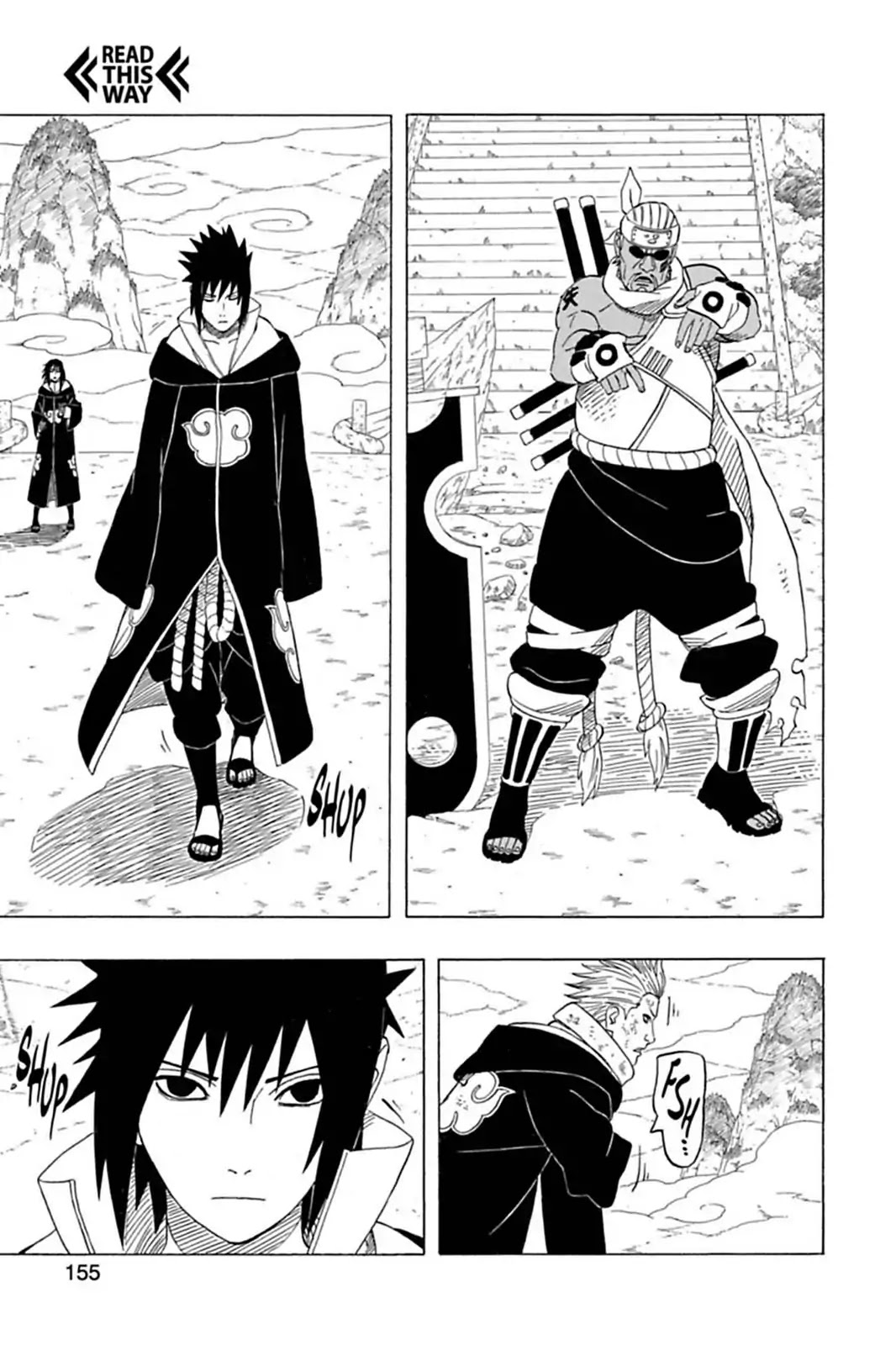 Naruto Chapter 411 page 2 - Chapter 411: Eight Tails Vs Sasuke!!