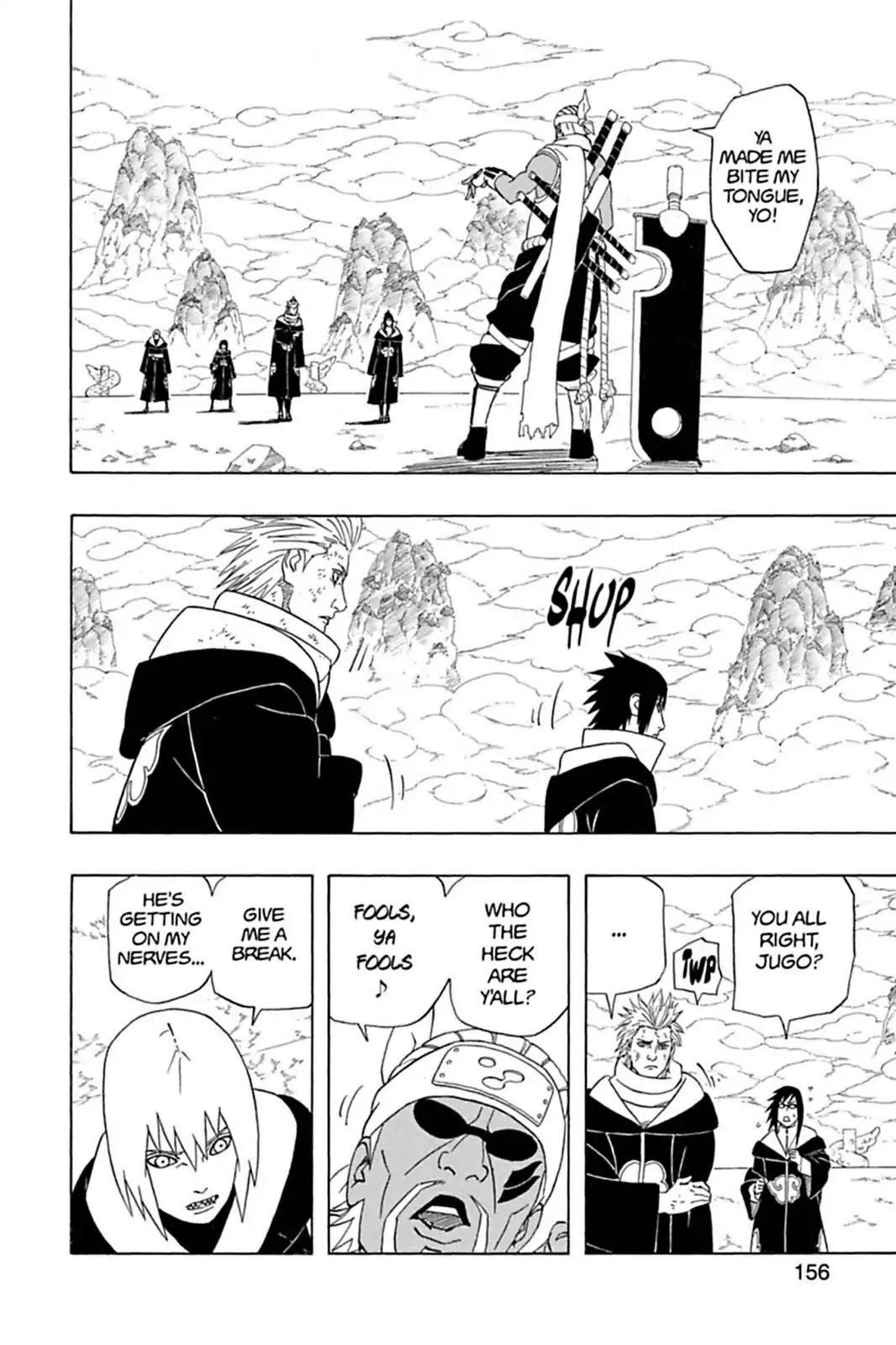 Naruto Chapter 411 page 3 - Chapter 411: Eight Tails Vs Sasuke!!