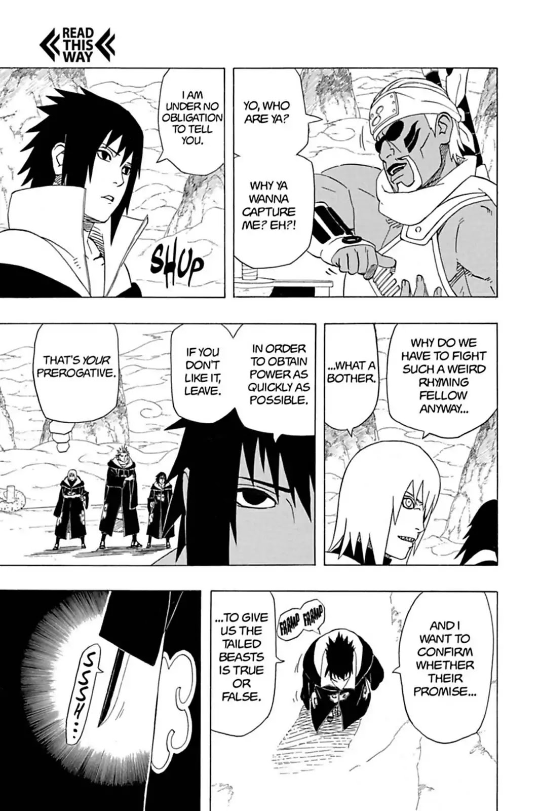 Naruto Chapter 411 page 4 - Chapter 411: Eight Tails Vs Sasuke!!