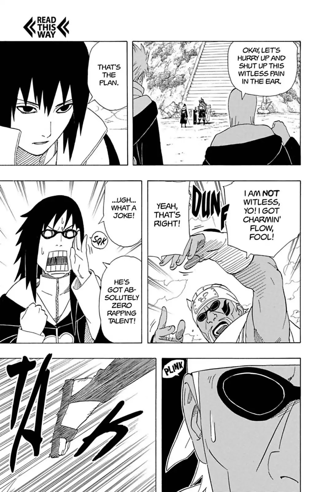 Naruto Chapter 411 page 6 - Chapter 411: Eight Tails Vs Sasuke!!