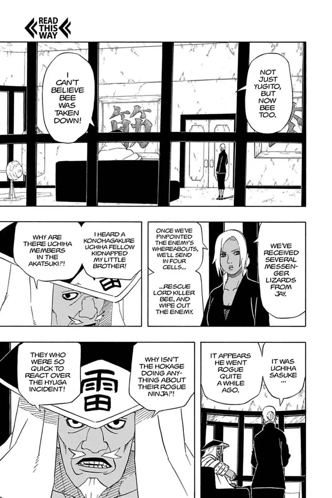 Naruto Chapter 417 page 13 - Chapter 417: Raikage On The Move!!