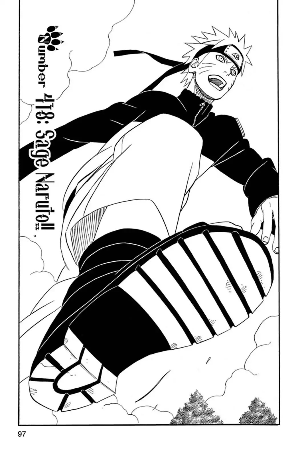 Naruto Chapter 418 page 1 - Chapter 418: Sage Naruto!!