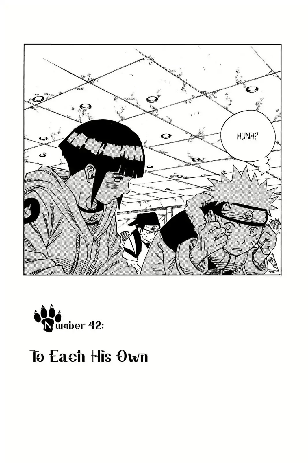 Naruto Chapter 42 page 1 - Chapter 42: To Each His Own