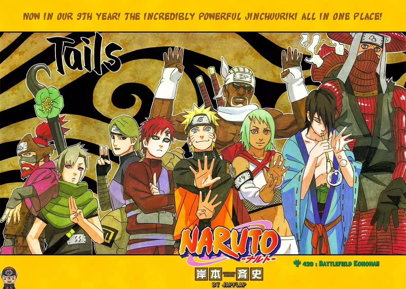 Naruto Chapter 420 page 2 - Chapter 420: Battlefield, Konoha!!