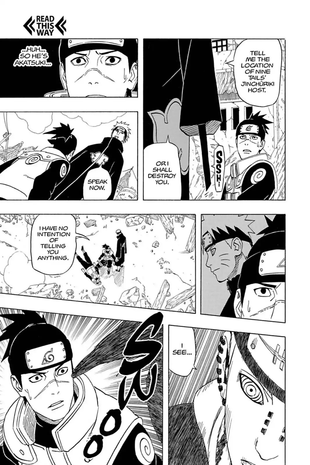 Naruto Chapter 420 page 4 - Chapter 420: Battlefield, Konoha!!