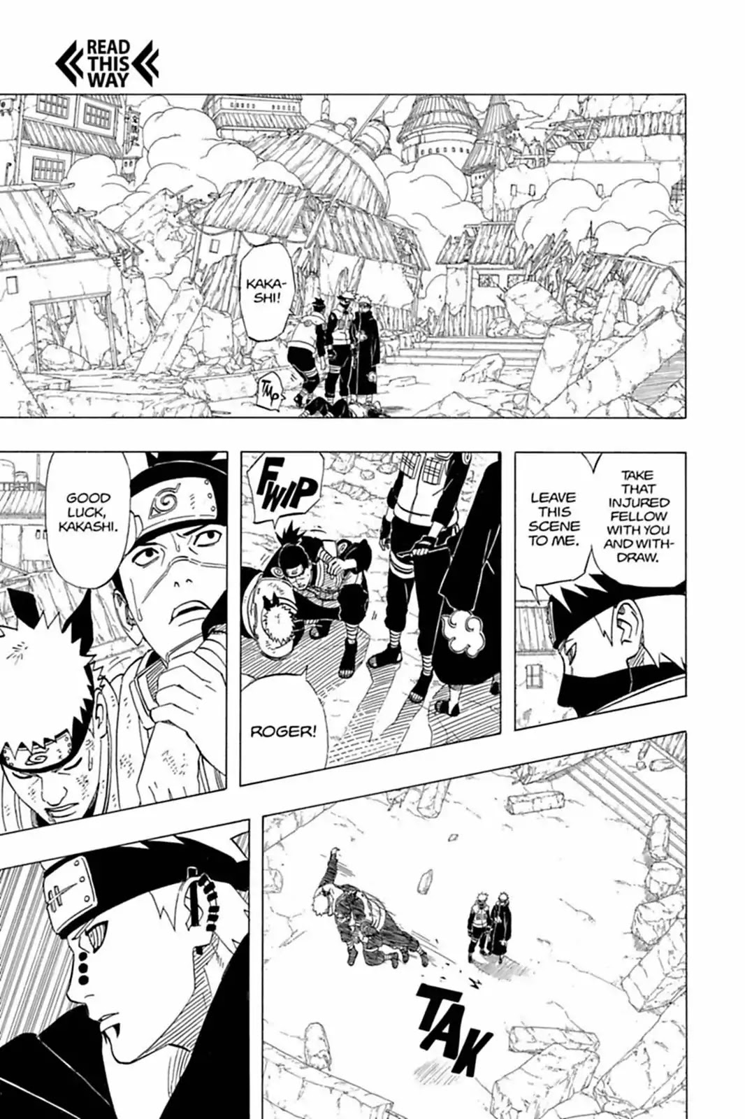 Naruto Chapter 420 page 6 - Chapter 420: Battlefield, Konoha!!