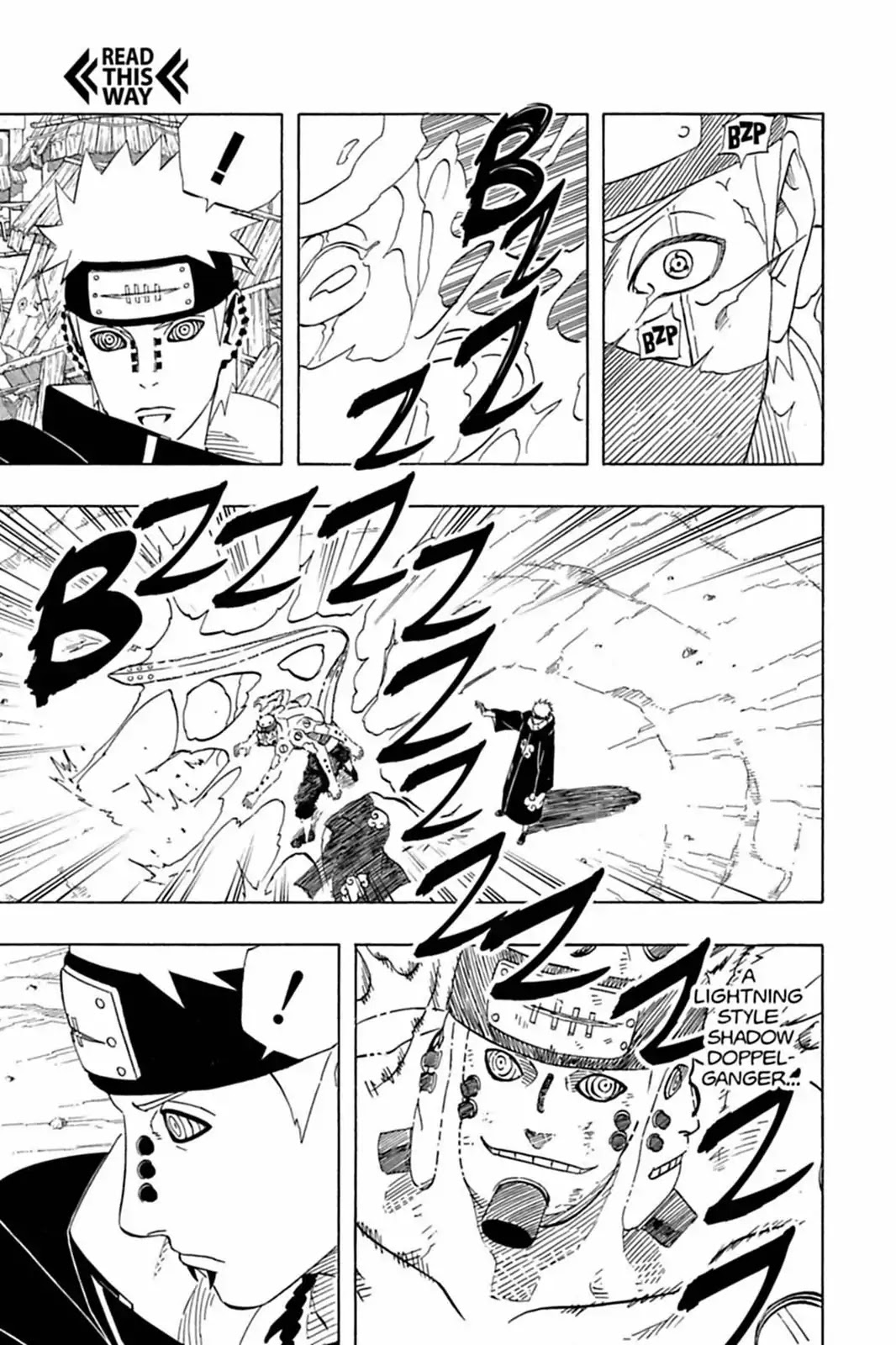 Naruto Chapter 422 page 14 - Chapter 422: Kakashi Vs Pain!!