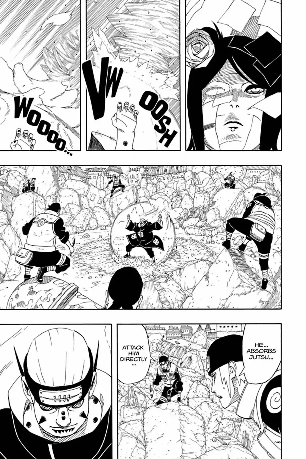 Naruto Chapter 422 page 3 - Chapter 422: Kakashi Vs Pain!!