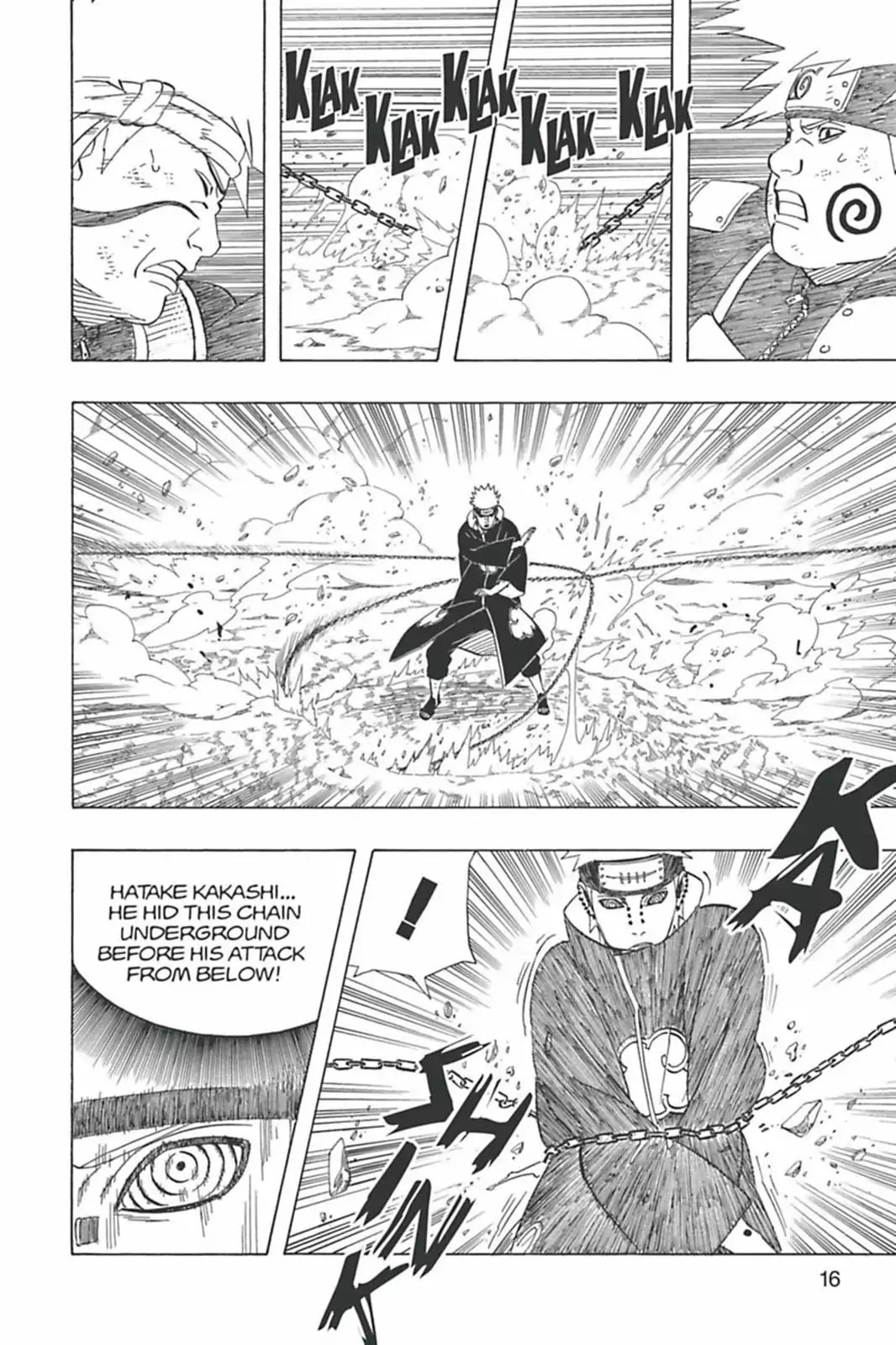 Naruto Chapter 423 page 16 - Chapter 423: Tendo's Ability!!