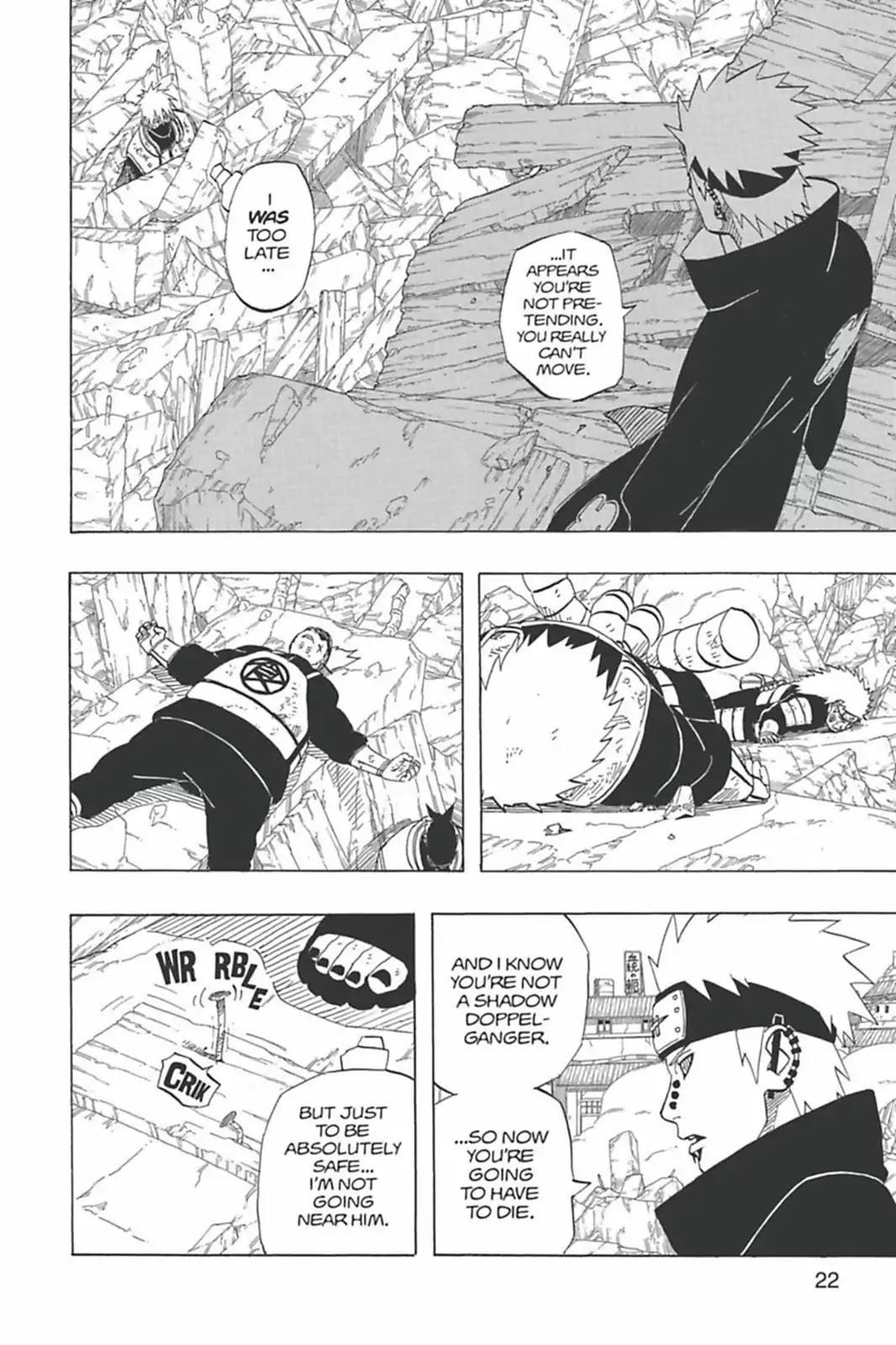 Naruto Chapter 423 page 22 - Chapter 423: Tendo's Ability!!