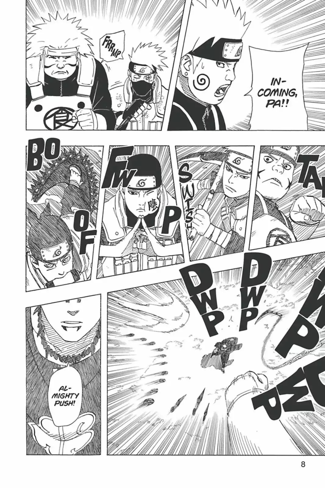 Naruto Chapter 423 page 9 - Chapter 423: Tendo's Ability!!