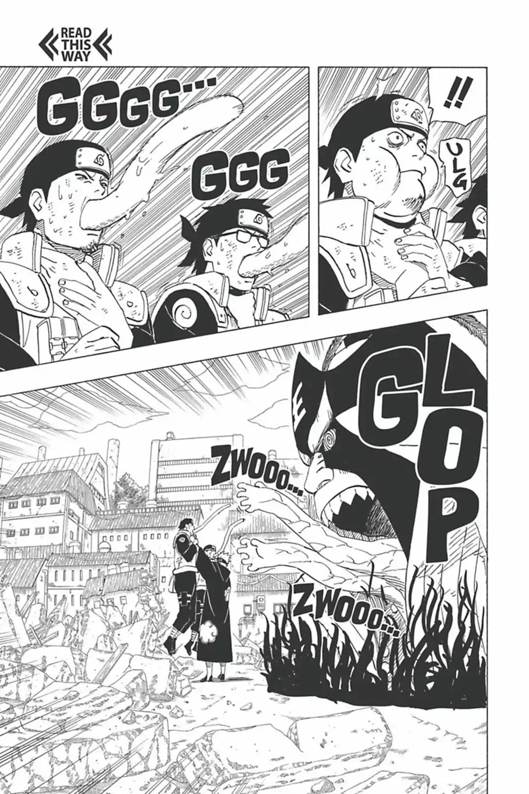 Naruto Chapter 426 page 3 - Chapter 426: Naruto & Konoha!!