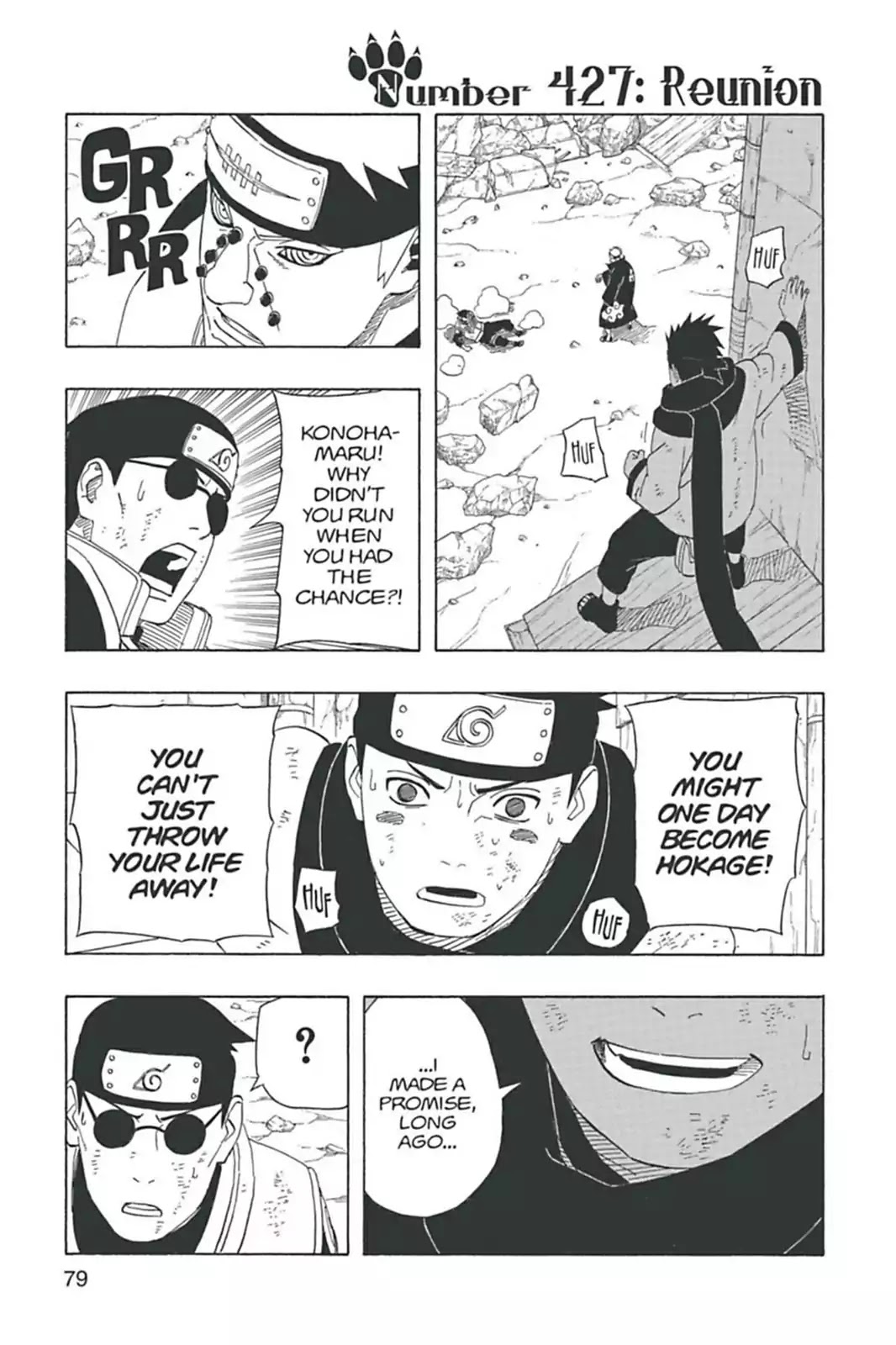 Naruto Chapter 427 page 1 - Chapter 427: Reunion
