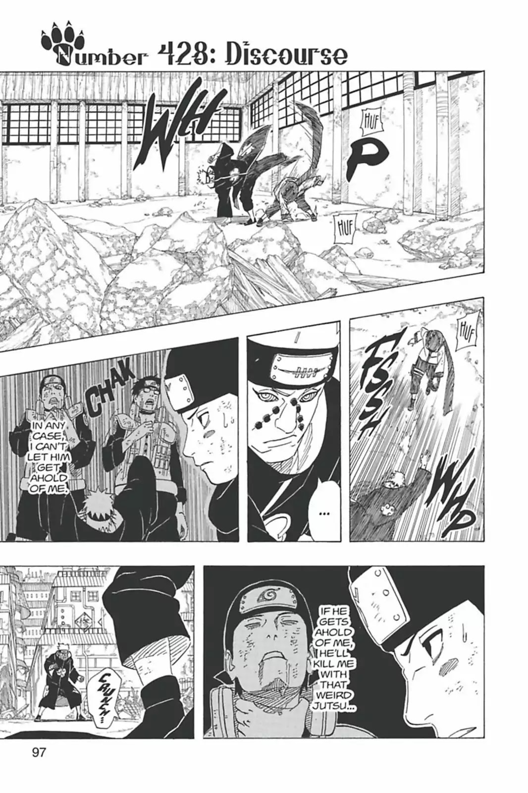 Naruto Chapter 428 page 1 - Chapter 428: Discourse