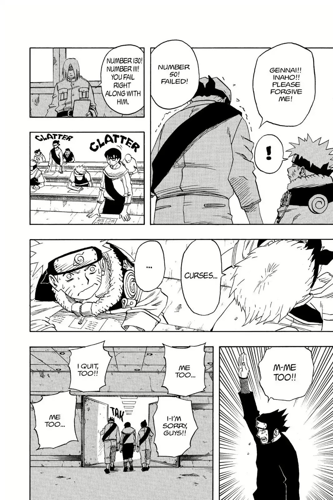 Naruto Chapter 43 page 12 - Chapter 43: The Tenth Question