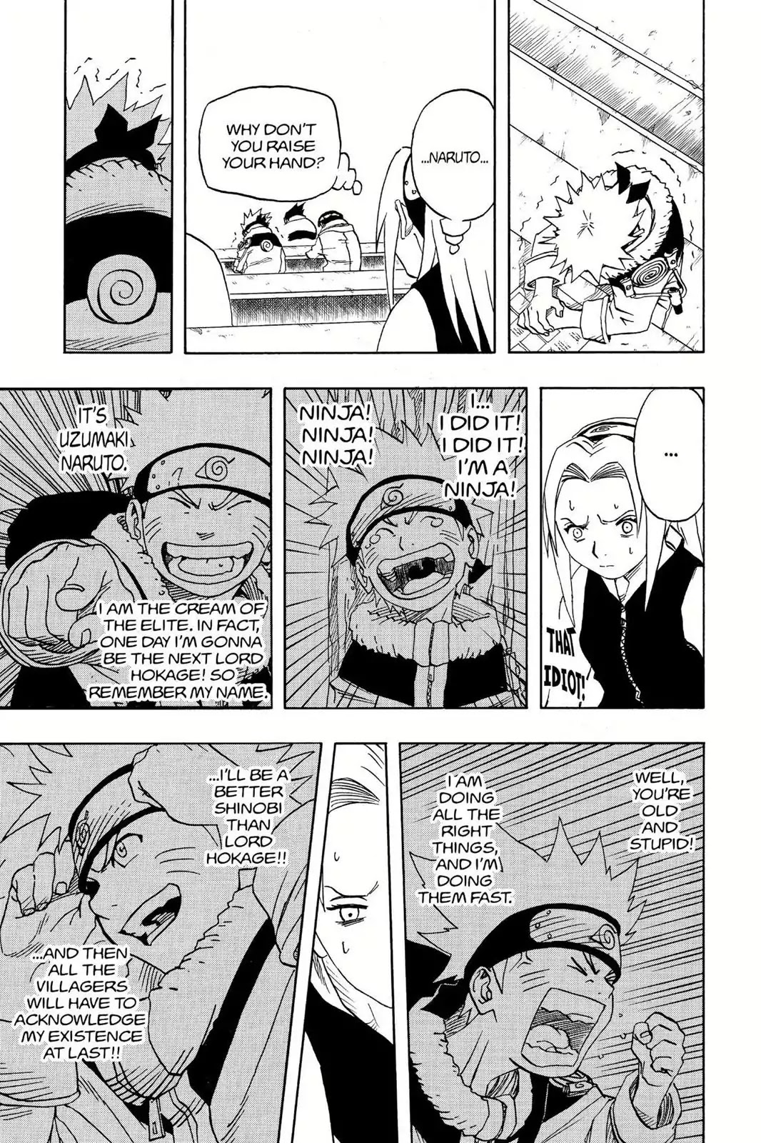 Naruto Chapter 43 page 13 - Chapter 43: The Tenth Question