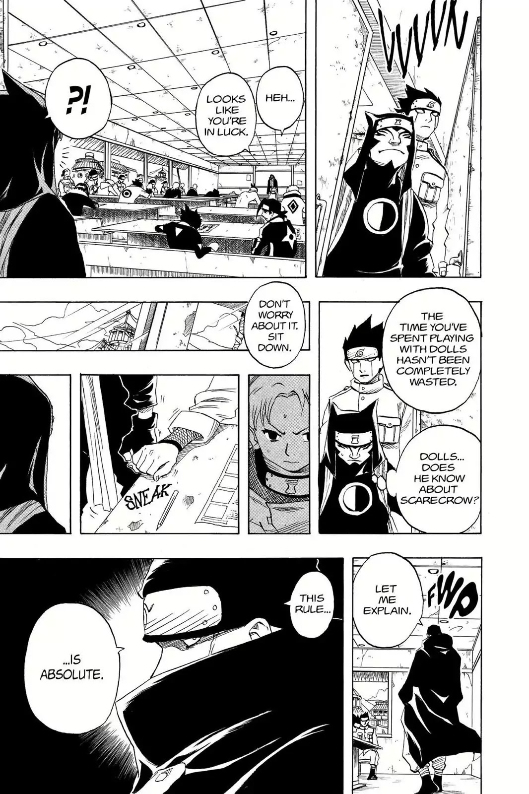 Naruto Chapter 43 page 3 - Chapter 43: The Tenth Question