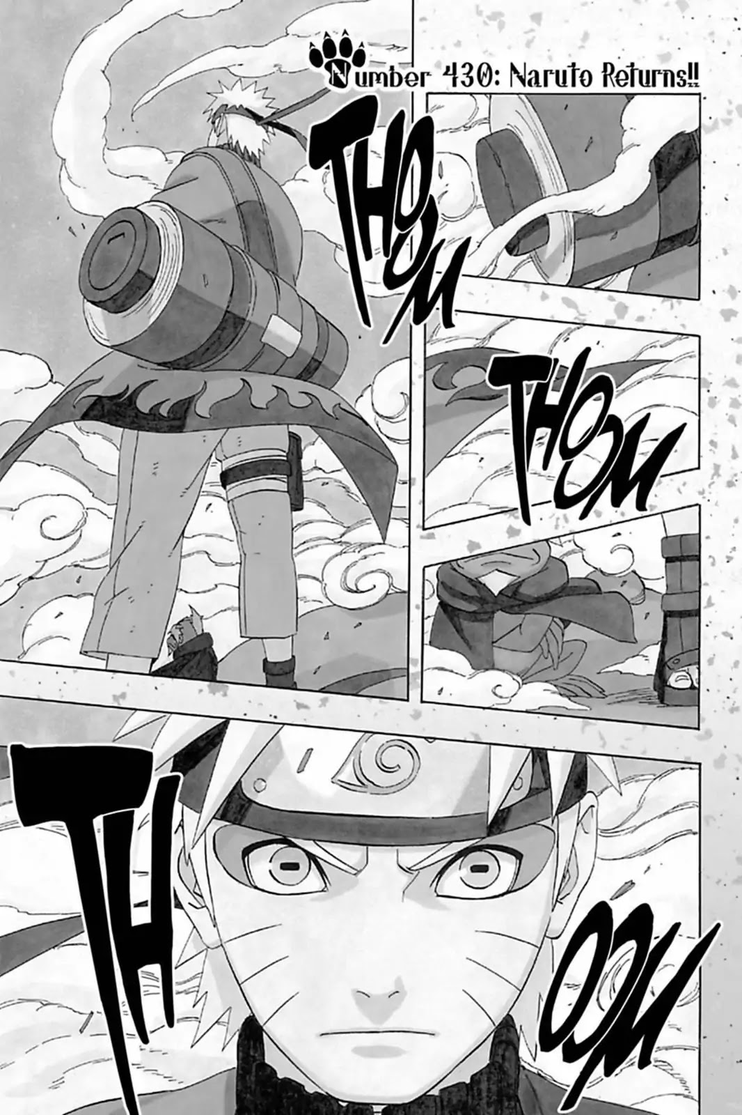 Naruto Chapter 430 page 1 - Chapter 430: Naruto Returns!!