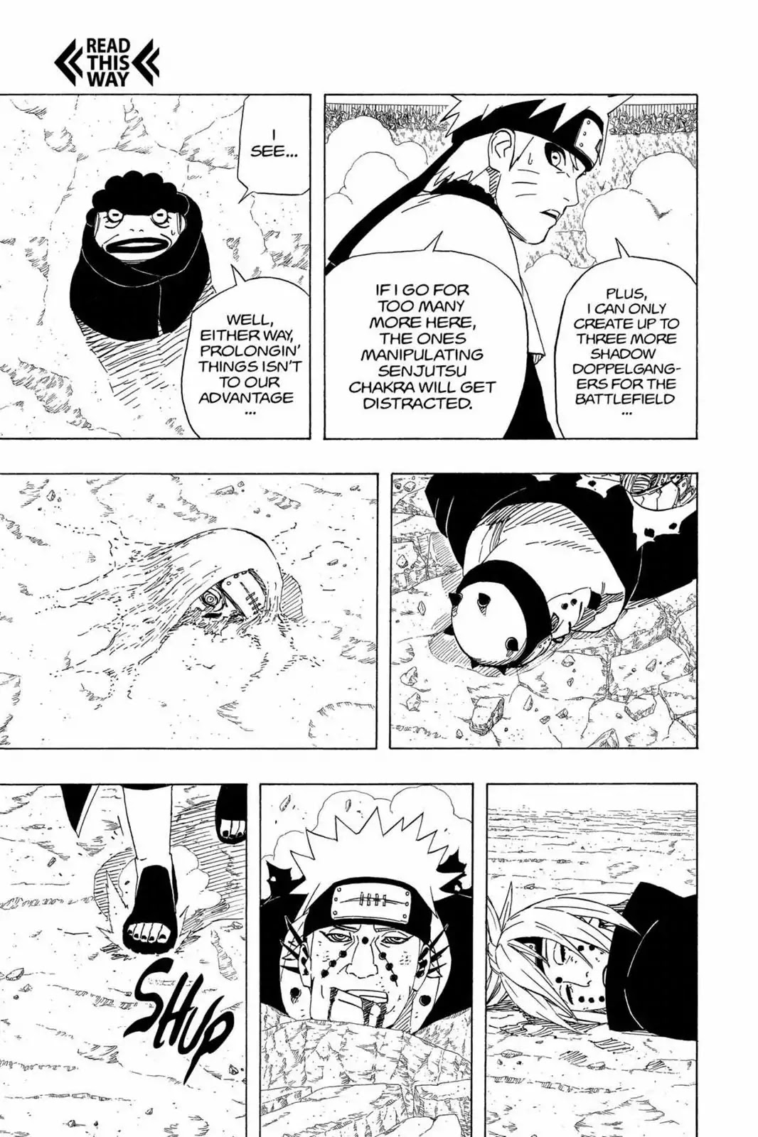 Naruto Chapter 434 page 15 - Chapter 434: Naruto Vs. Tendo!!