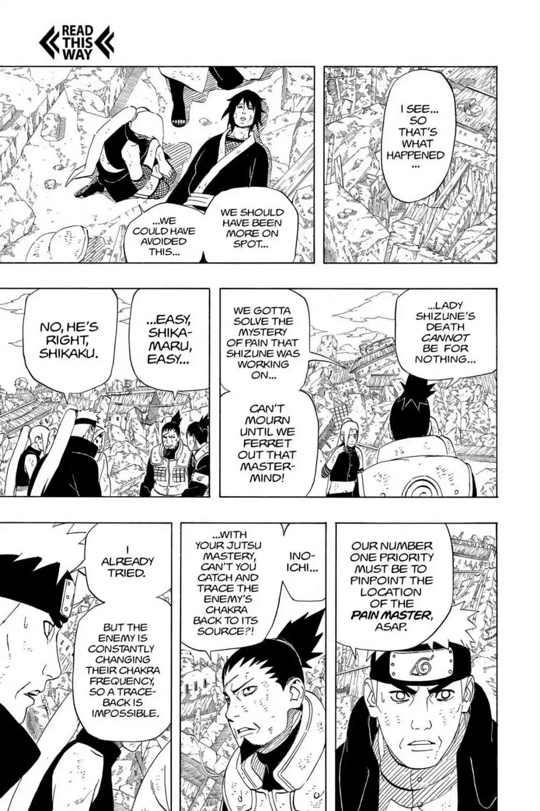 Naruto Chapter 435 page 11 - Chapter 435: Banshoten'in! Universal Pull!!