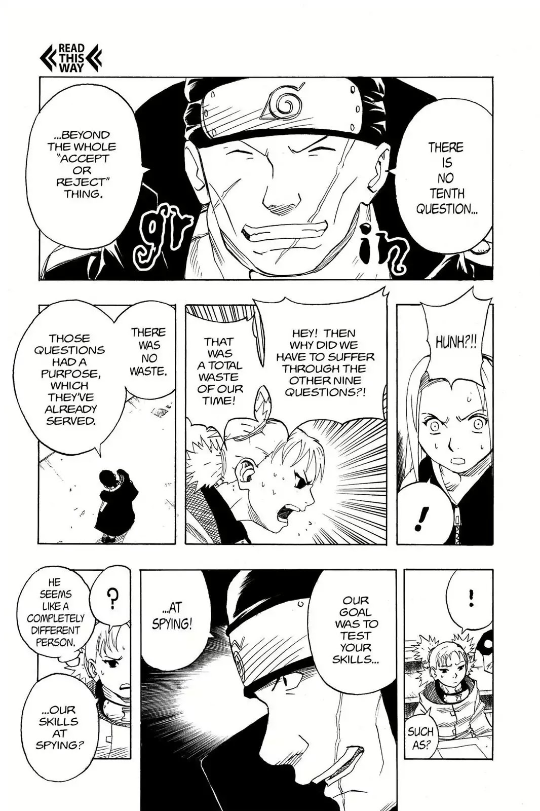Naruto Chapter 44 page 3 - Chapter 44: The Talents We Test For