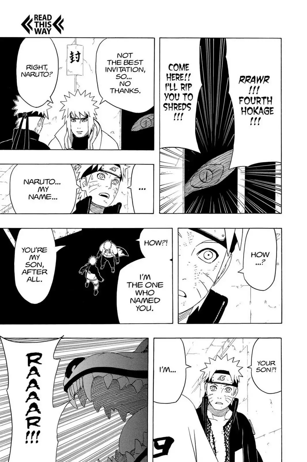 Naruto Chapter 440 page 3 - Chapter 440: The Conversation With Lord Fourth