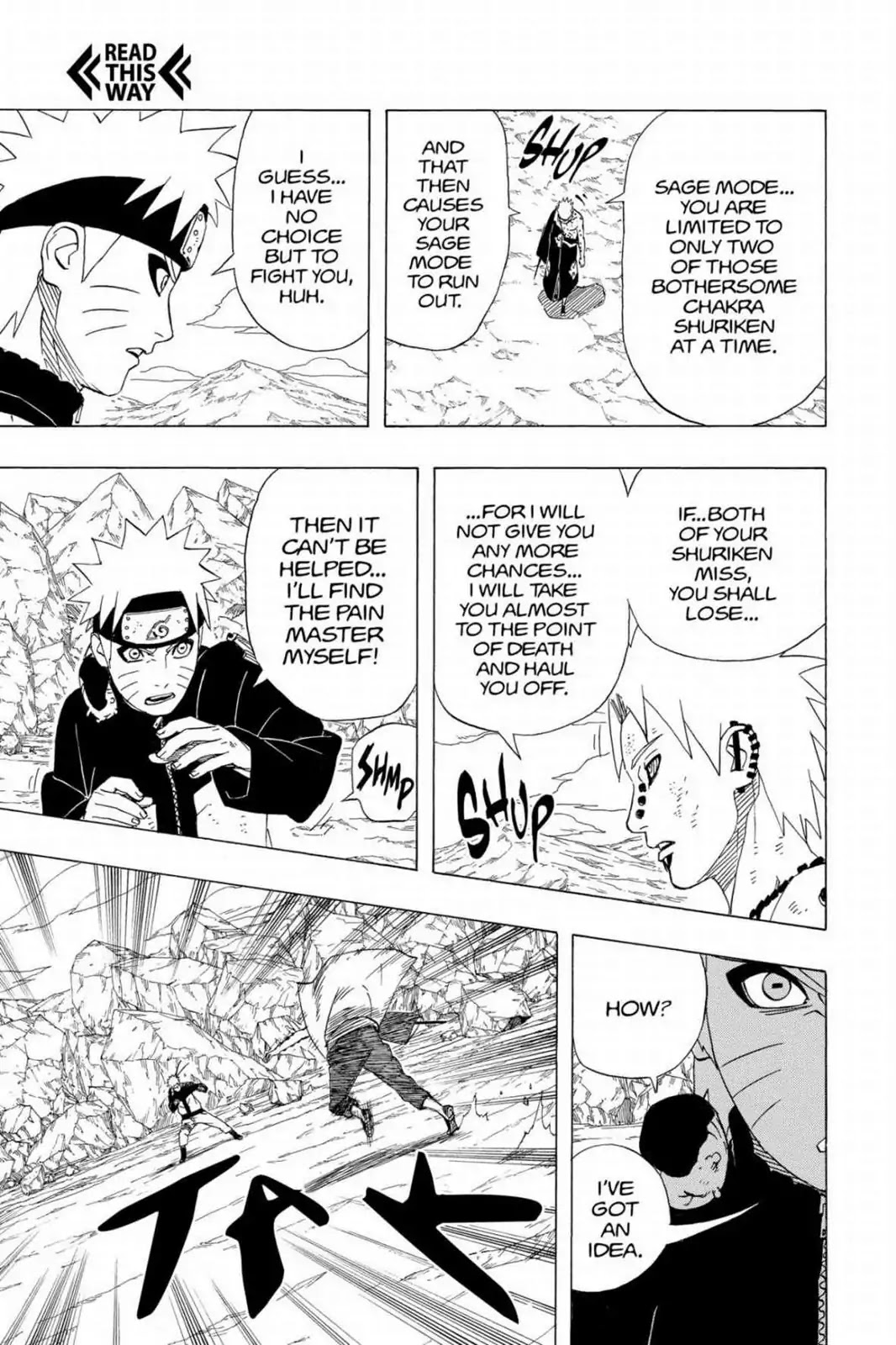 Naruto Chapter 441 page 11 - Chapter 441: Rasen-Shuriken Vs. Almighty Push!!