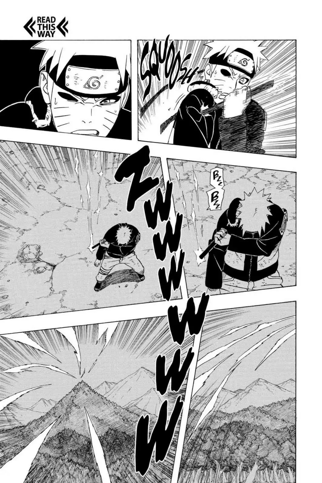 Naruto Chapter 441 page 13 - Chapter 441: Rasen-Shuriken Vs. Almighty Push!!