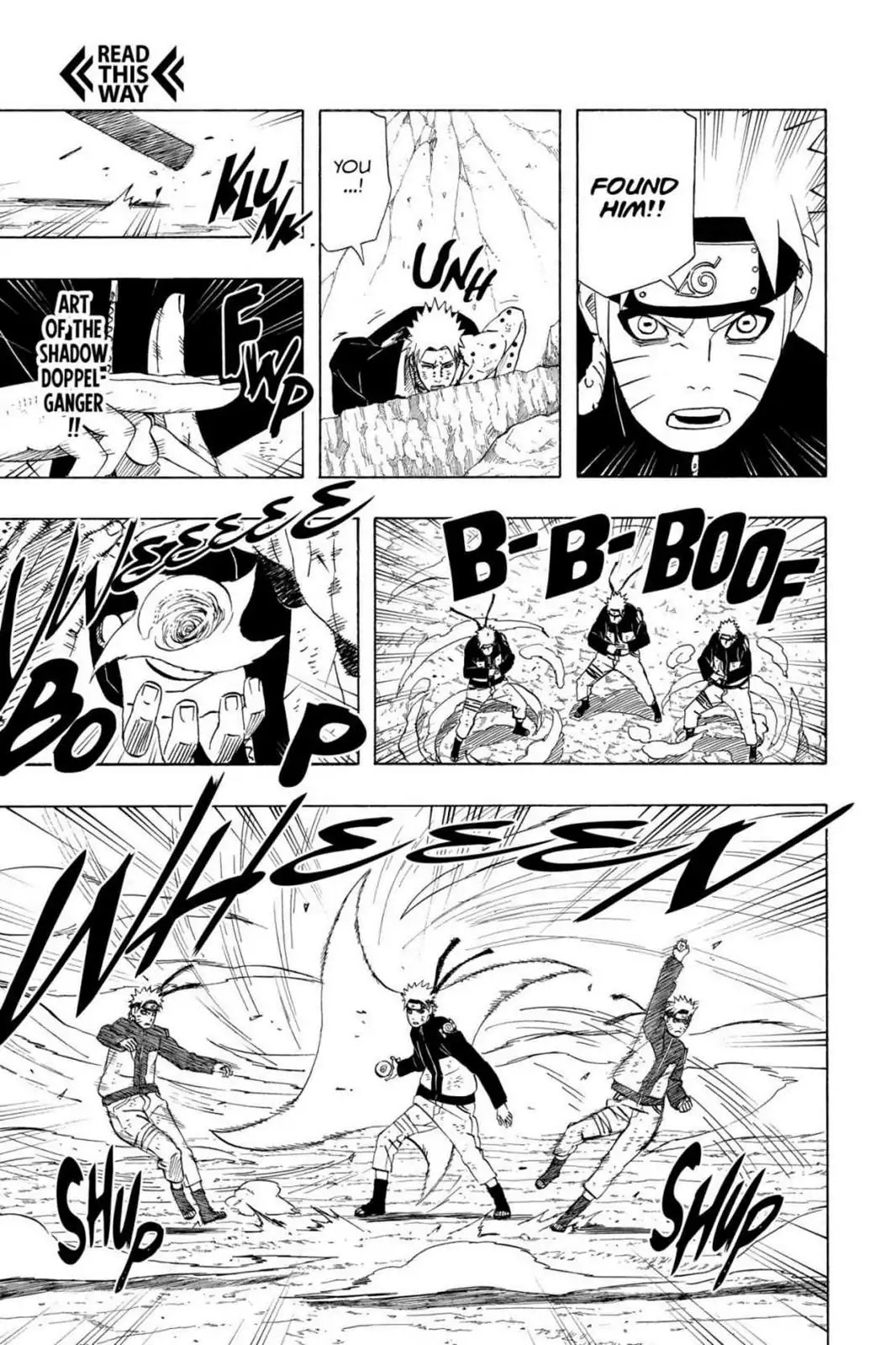 Naruto Chapter 441 page 15 - Chapter 441: Rasen-Shuriken Vs. Almighty Push!!