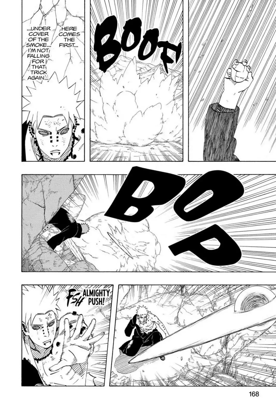 Naruto Chapter 441 page 16 - Chapter 441: Rasen-Shuriken Vs. Almighty Push!!