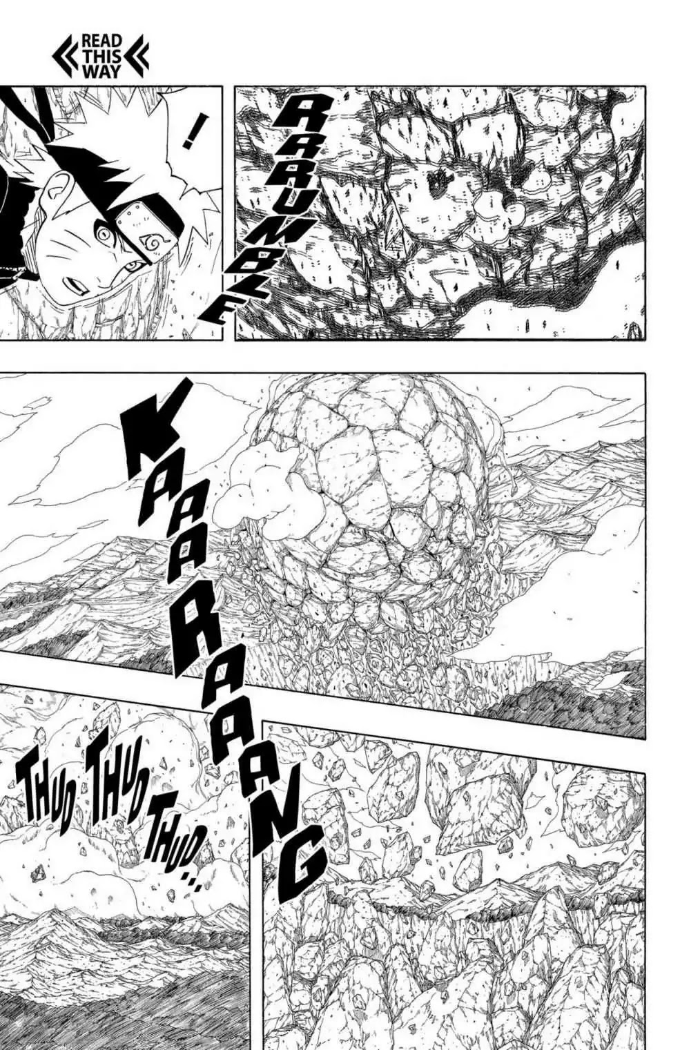 Naruto Chapter 441 page 3 - Chapter 441: Rasen-Shuriken Vs. Almighty Push!!