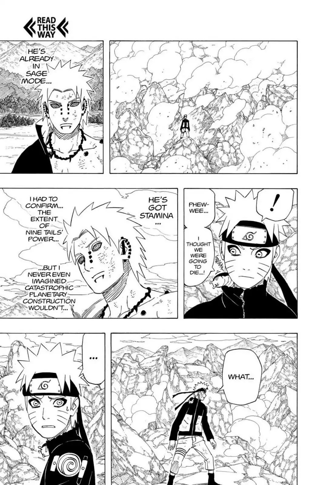 Naruto Chapter 441 page 5 - Chapter 441: Rasen-Shuriken Vs. Almighty Push!!