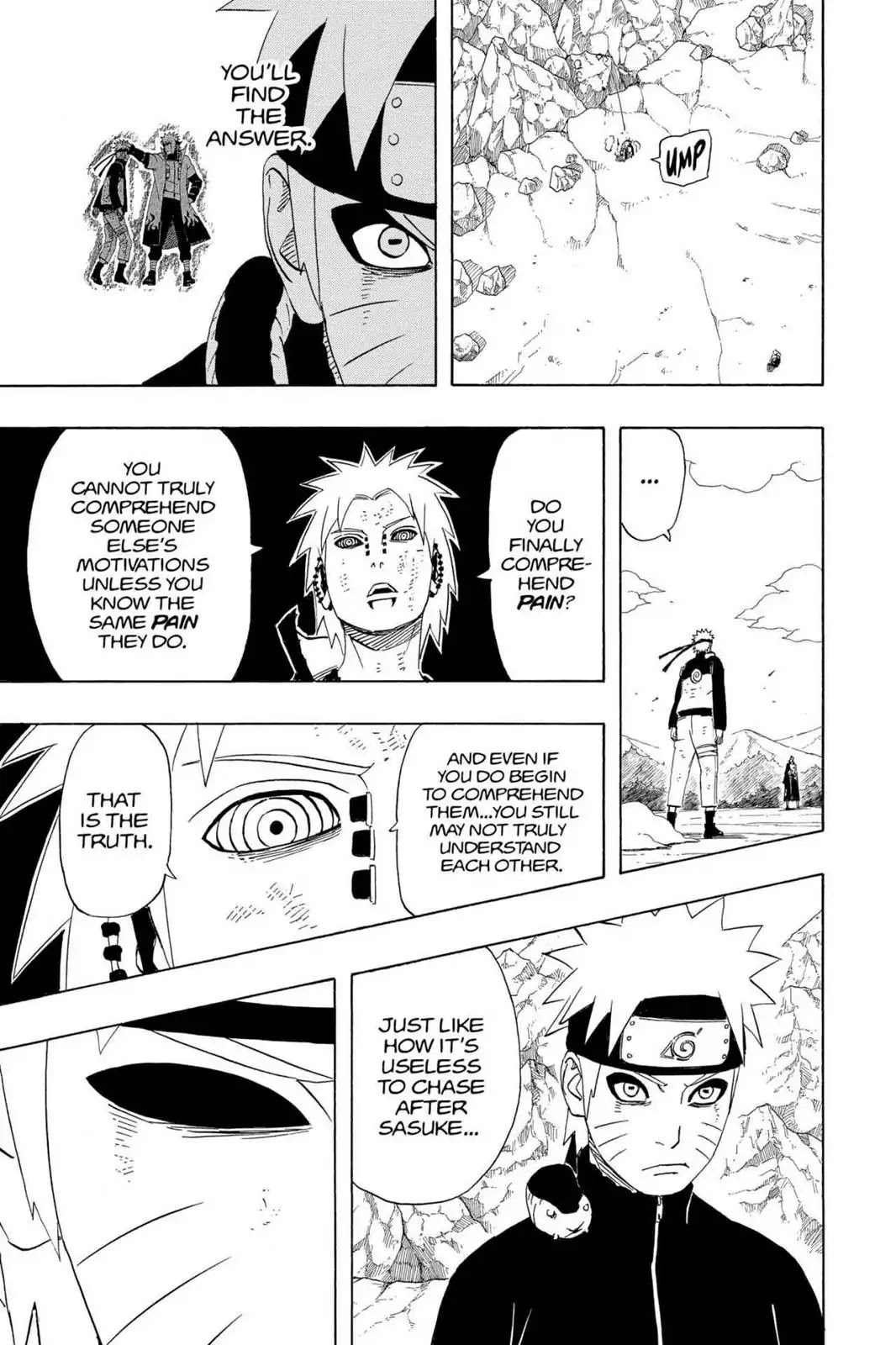 Naruto Chapter 441 page 9 - Chapter 441: Rasen-Shuriken Vs. Almighty Push!!