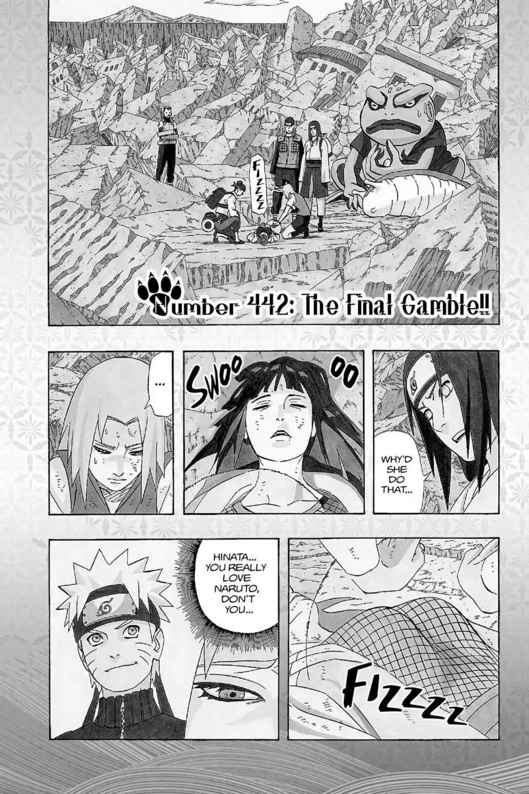 Naruto Chapter 442 page 1 - Chapter 442: The Final Gamble!!