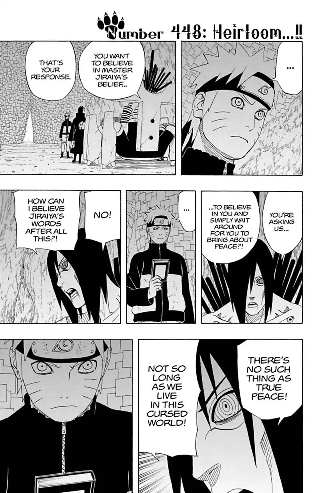 Naruto Chapter 448 page 1 - Chapter 448: Heirloom...!!