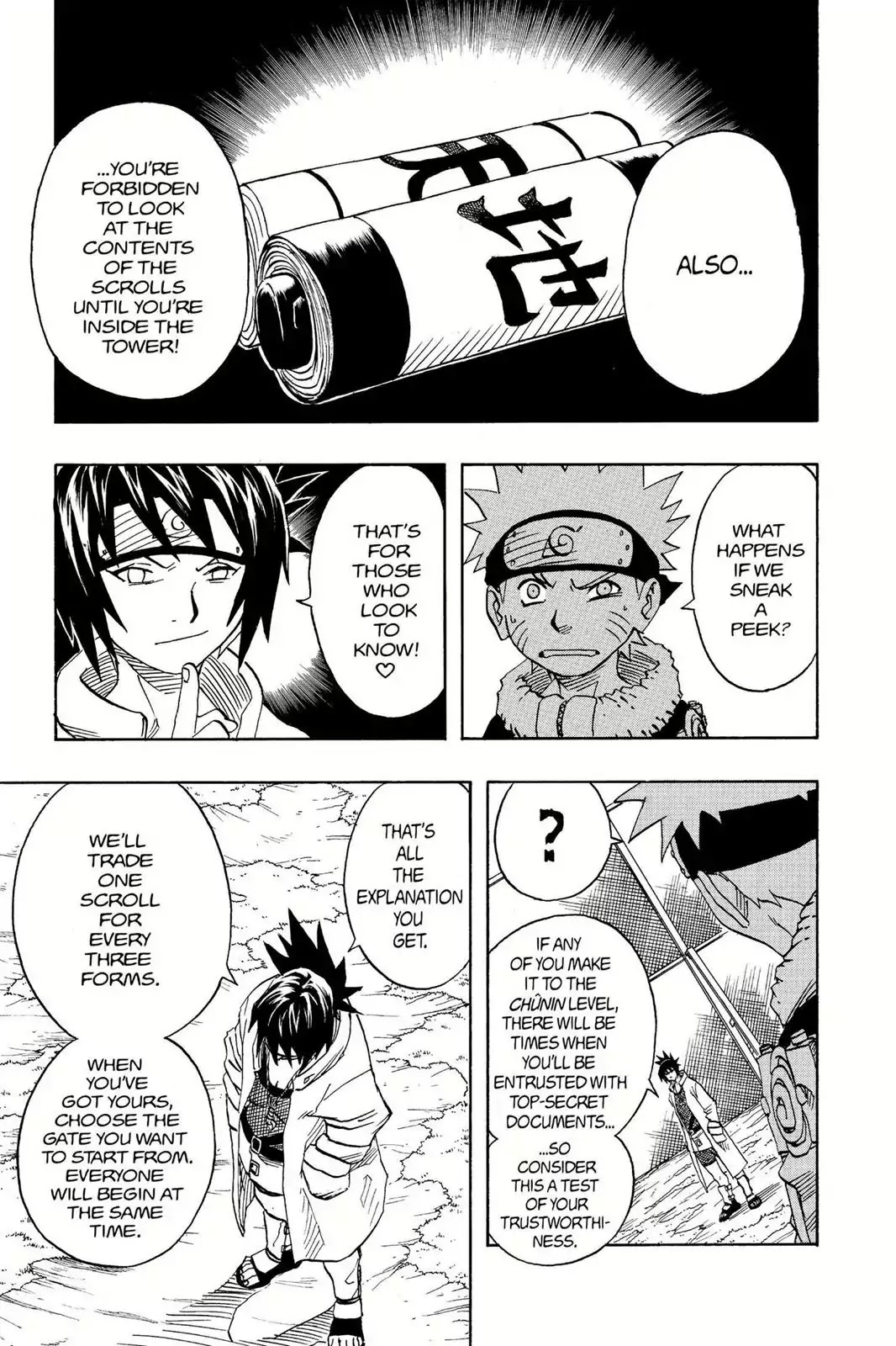 Naruto Chapter 45 page 12 - Chapter 45: The Second Exam