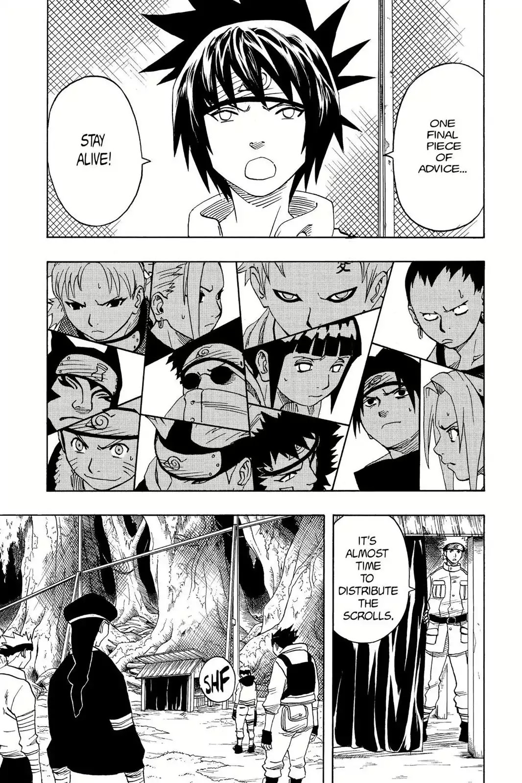 Naruto Chapter 45 page 13 - Chapter 45: The Second Exam