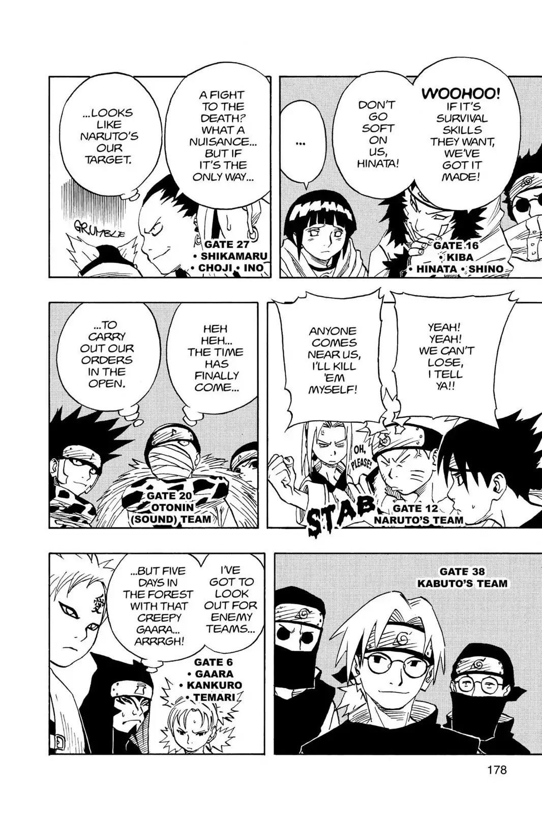 Naruto Chapter 45 page 16 - Chapter 45: The Second Exam
