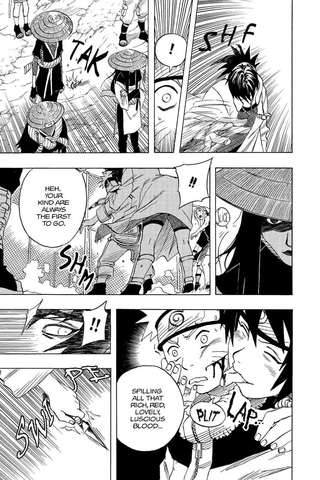 Naruto Chapter 45 page 3 - Chapter 45: The Second Exam