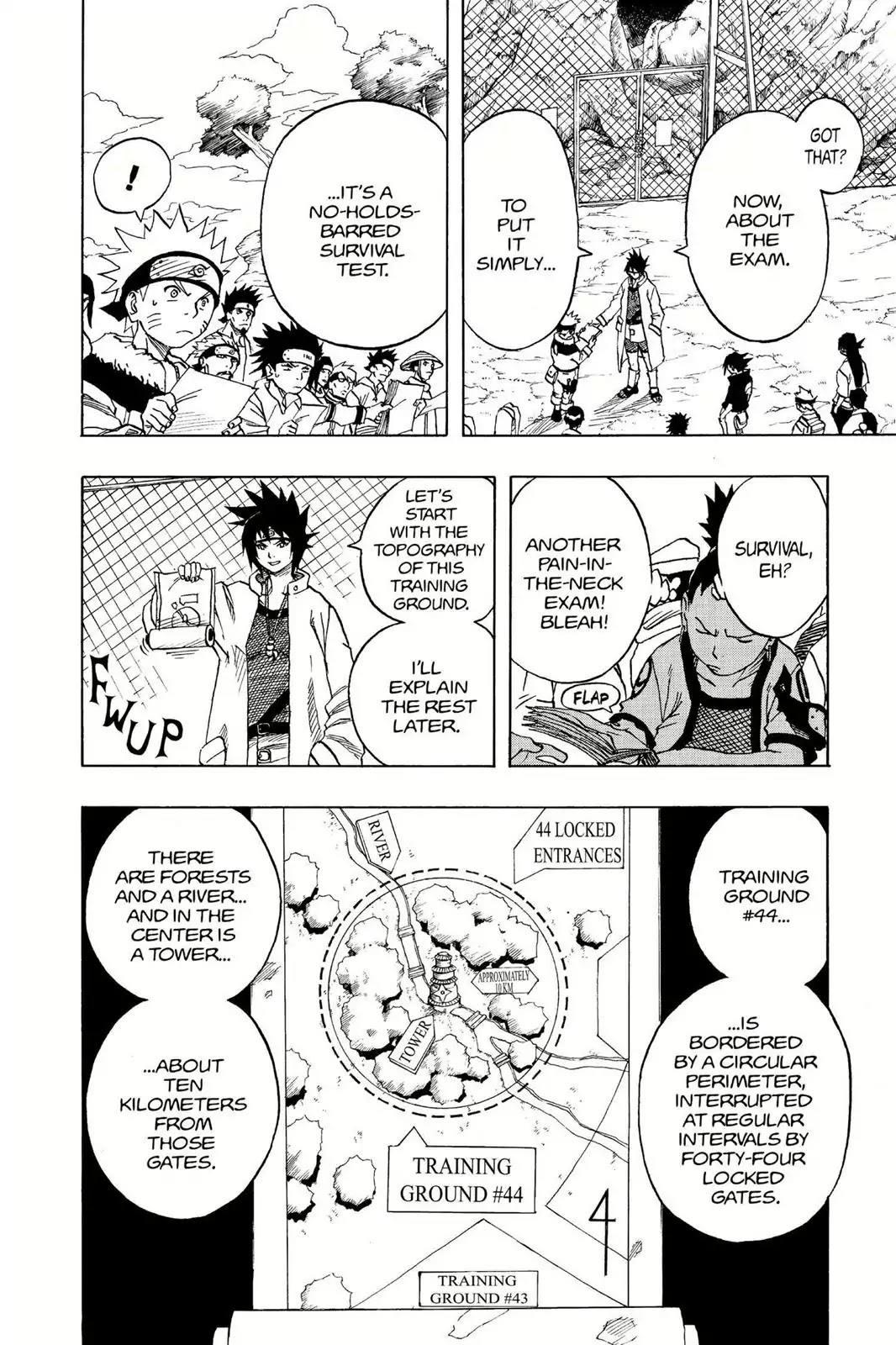 Naruto Chapter 45 page 8 - Chapter 45: The Second Exam