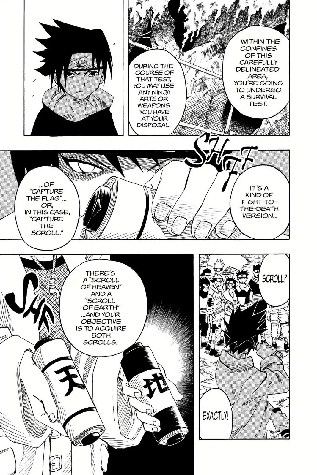 Naruto Chapter 45 page 9 - Chapter 45: The Second Exam