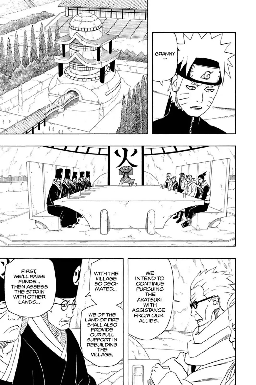 Naruto Chapter 450 page 14 - Chapter 450: The Cheering Village!!