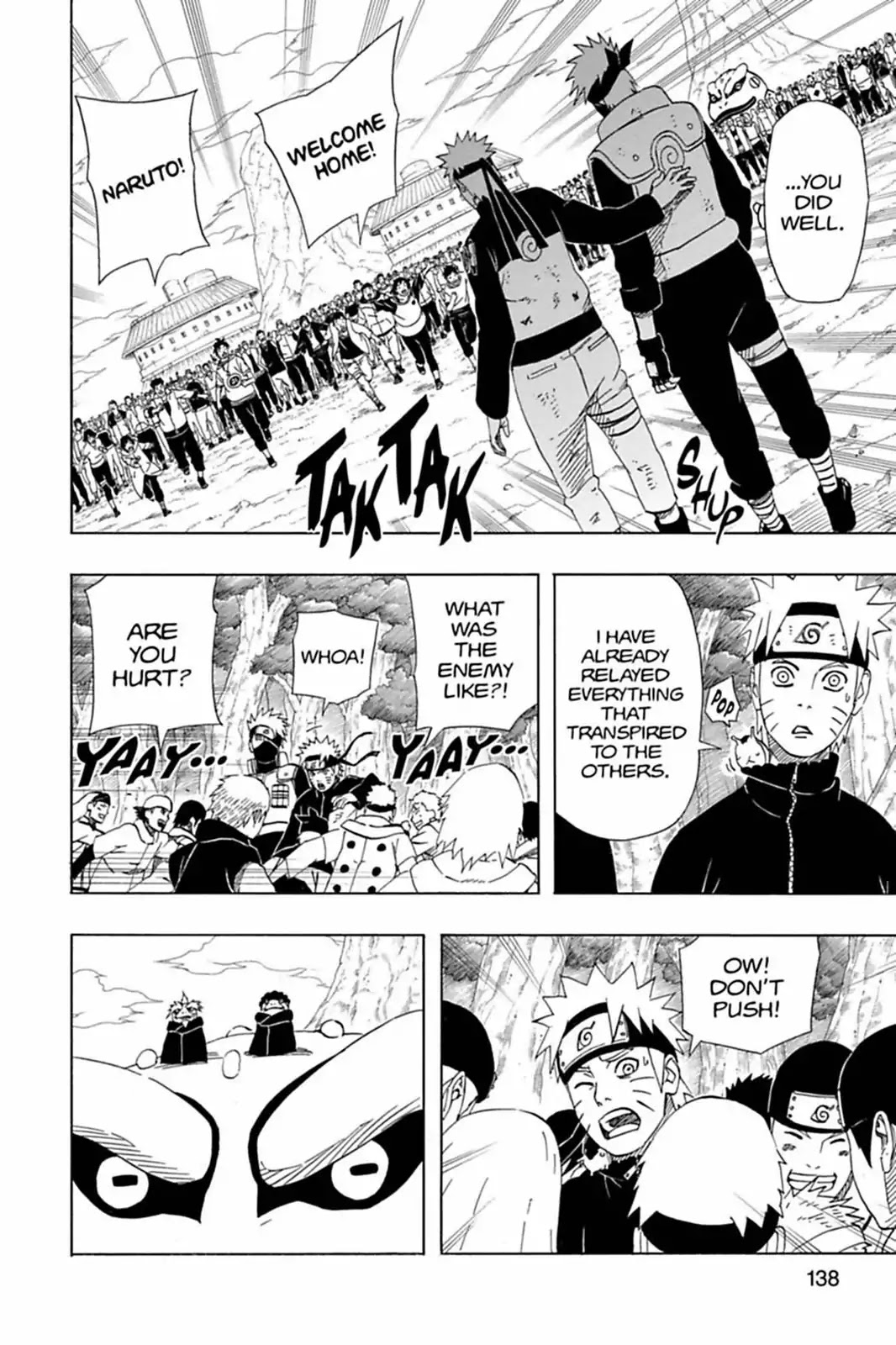 Naruto Chapter 450 page 3 - Chapter 450: The Cheering Village!!