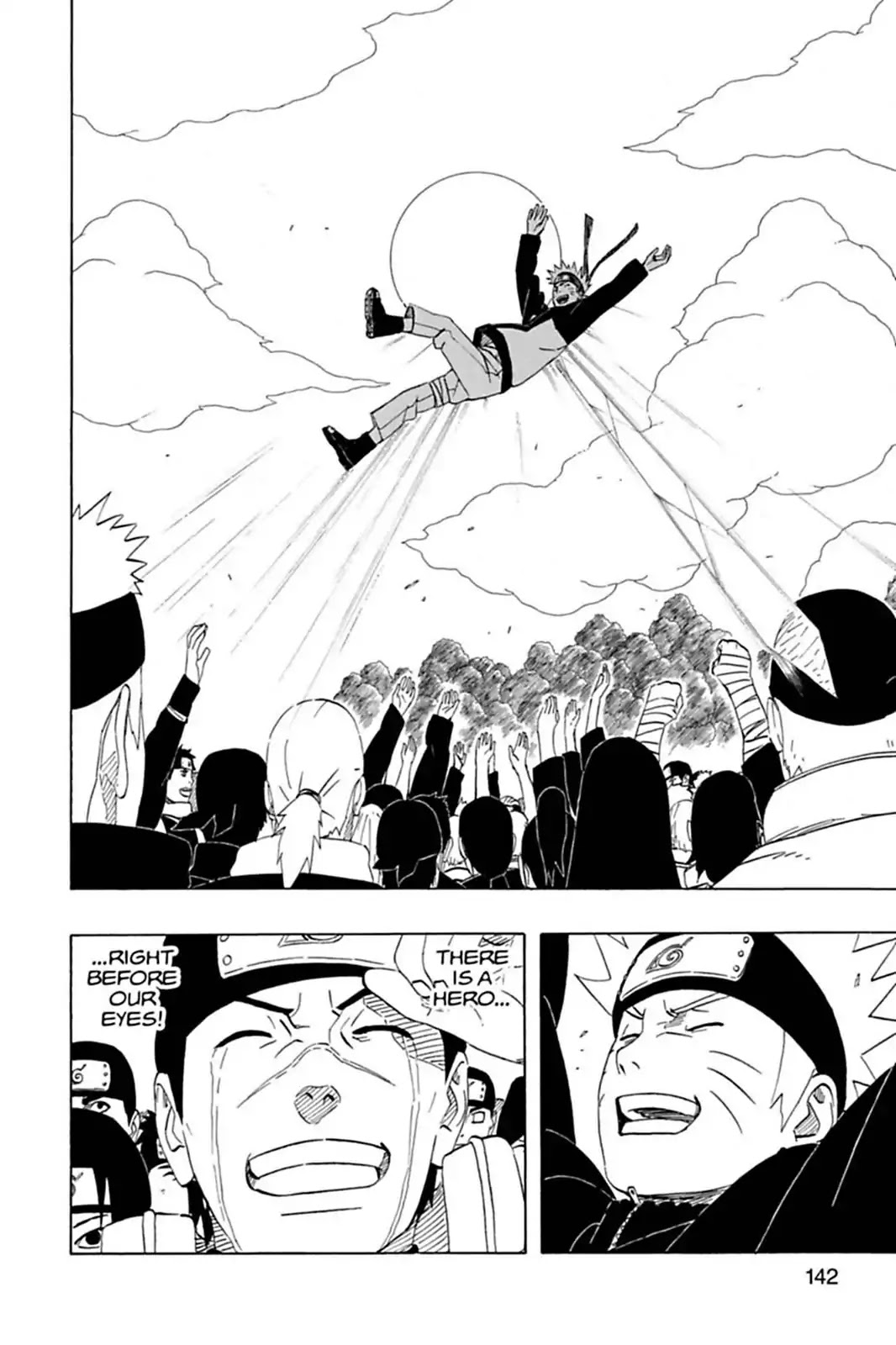 Naruto Chapter 450 page 7 - Chapter 450: The Cheering Village!!
