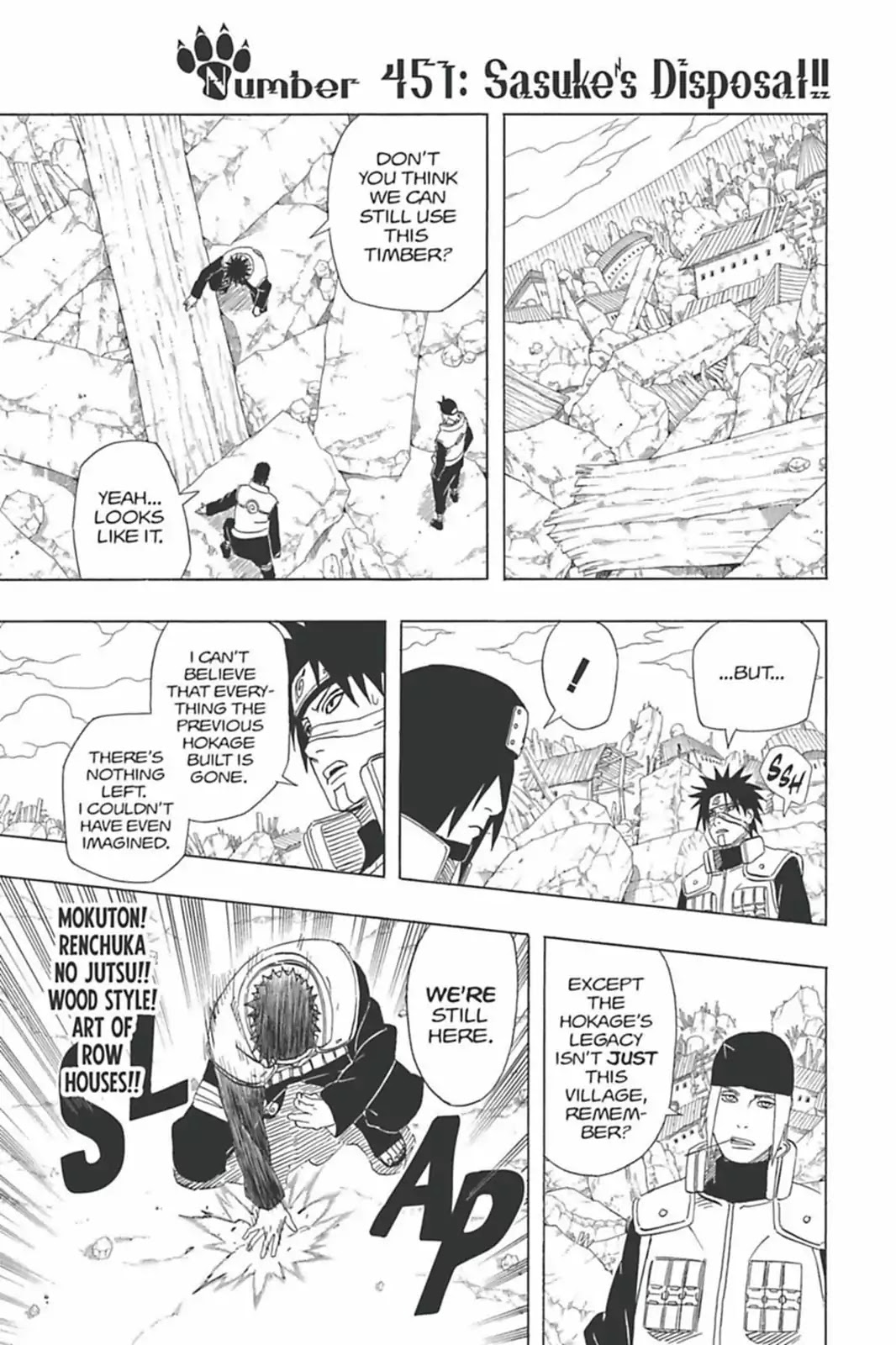 Naruto Chapter 451 page 1 - Chapter 451: Sasuke's Disposal!!