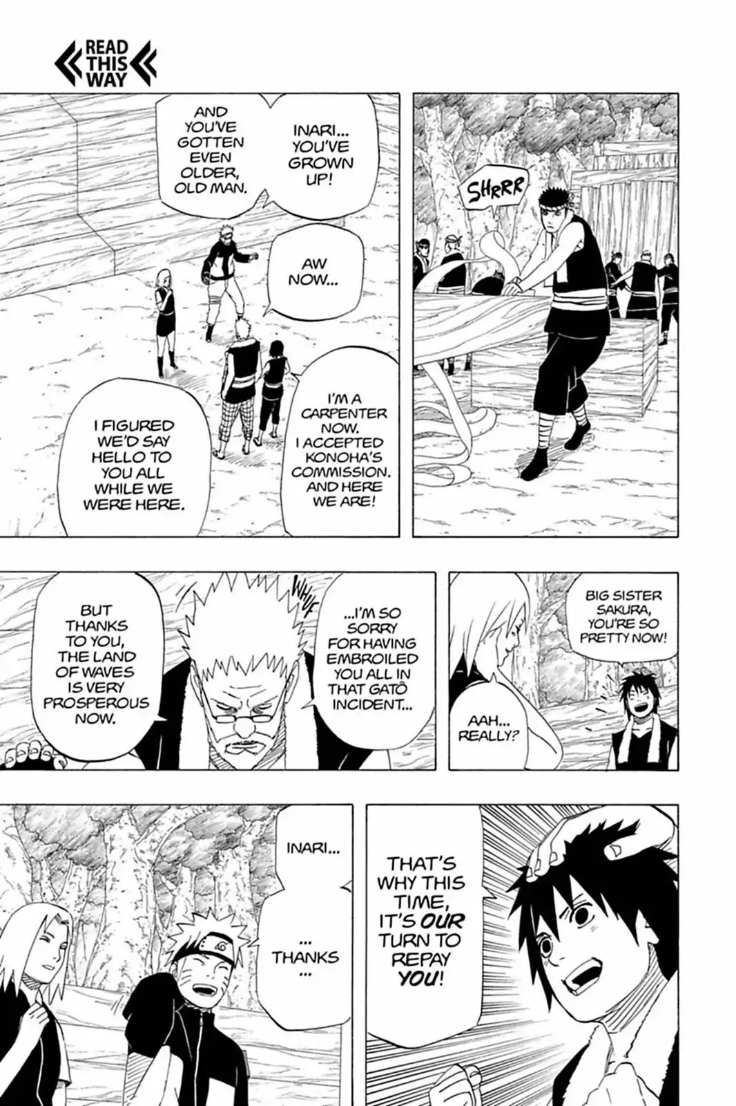 Naruto Chapter 451 page 4 - Chapter 451: Sasuke's Disposal!!