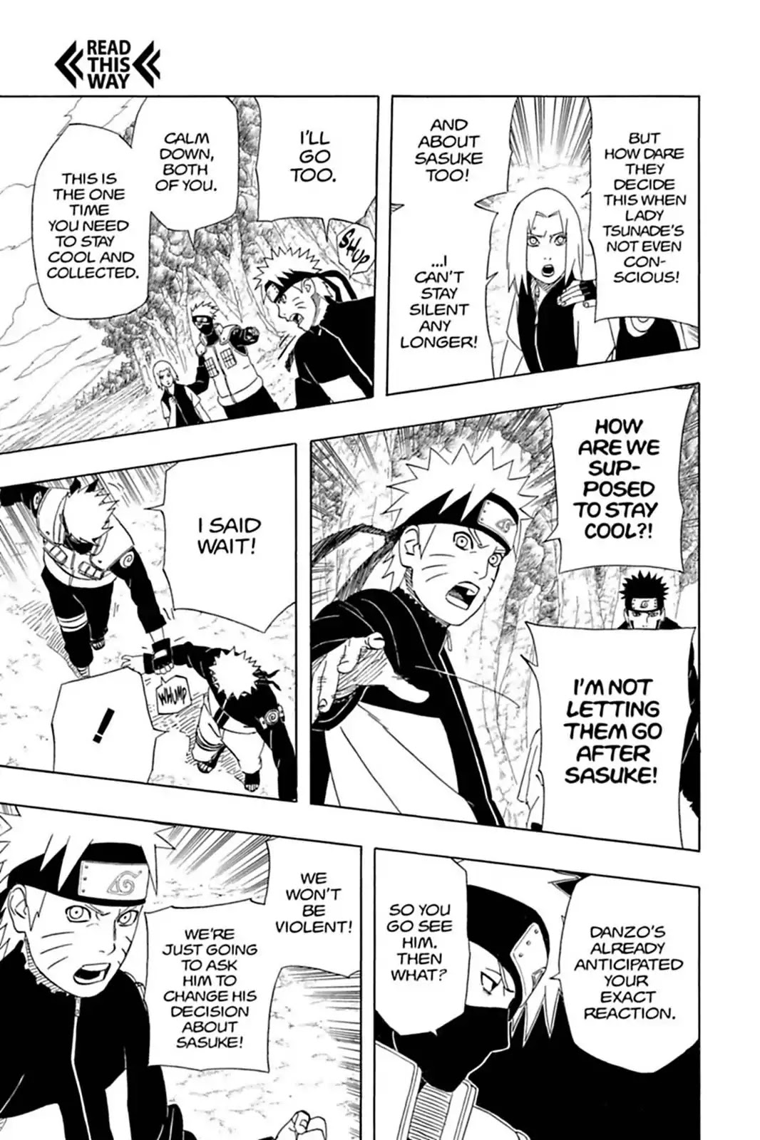 Naruto Chapter 452 page 2 - Chapter 452: Pressured By Danzo!!