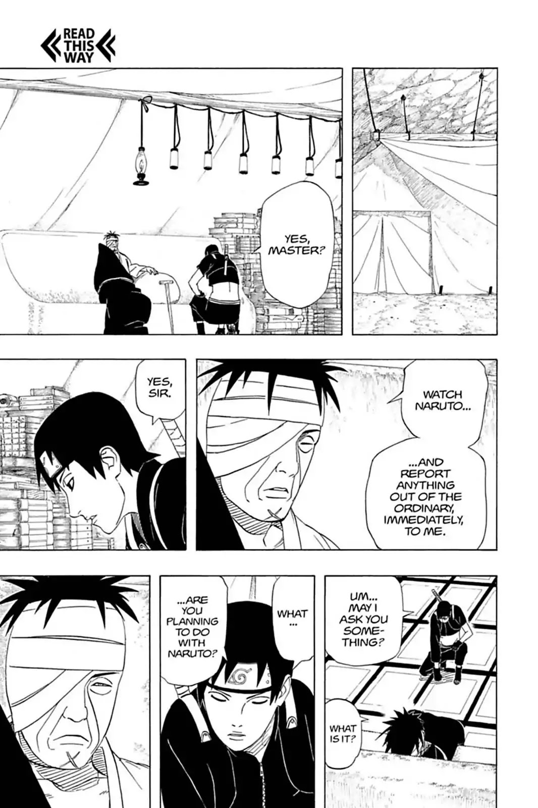 Naruto Chapter 452 page 4 - Chapter 452: Pressured By Danzo!!